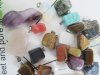 20Pcs Irregular Gemstone Beads Pendant with Bail Assorted