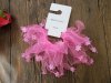 12Pcs Pink Girl's Elastic Hair Tie Hair Bands Windmill Scrunchie